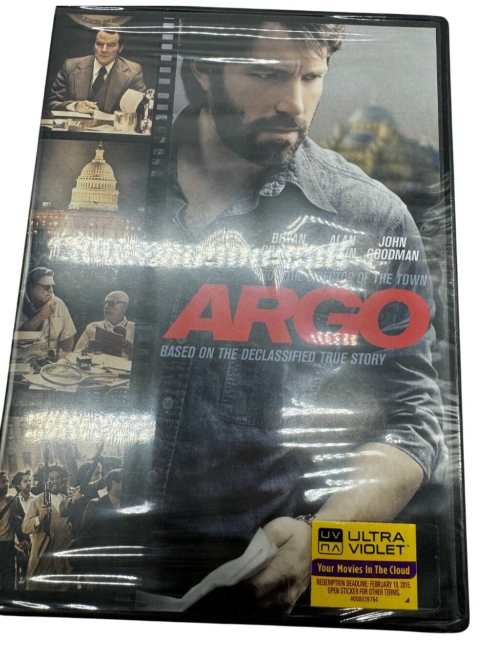 Argo DVD 2012 Movie Ben Affleck Directed Based On Declassified True Story READ